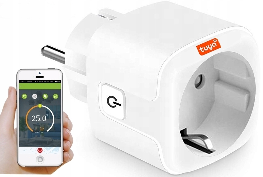 WTYCZKA GNIAZDKO STEROWANE WiFi POMIAR TUYA ZIGBEE