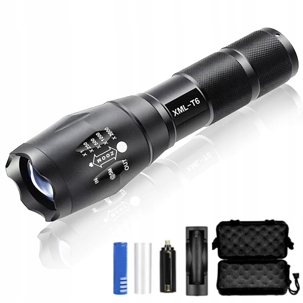 

Latarka Wojskowa Taktyczna Led Cree XML-T6 Zoom