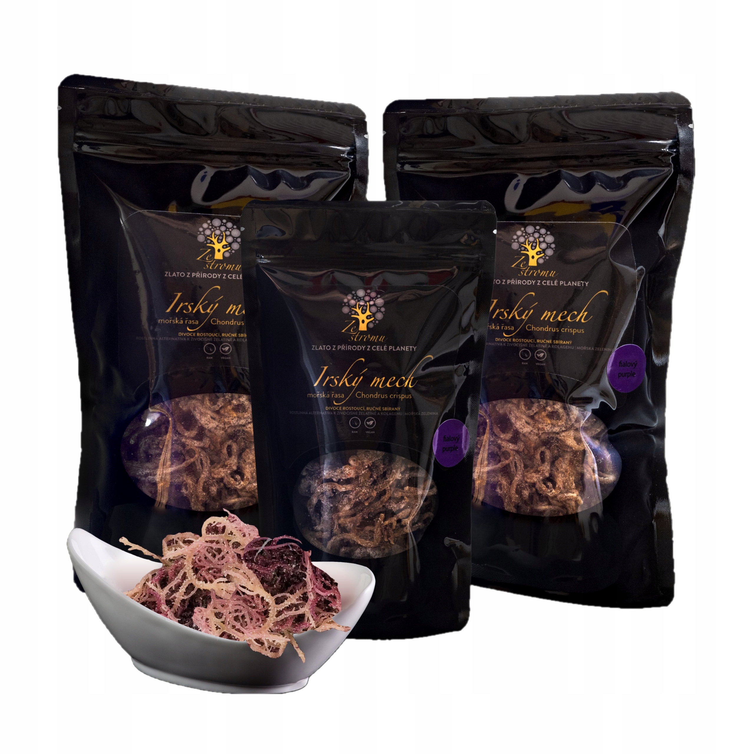 Levně Fialový irský mech Raw Vegan Superfood 250 g