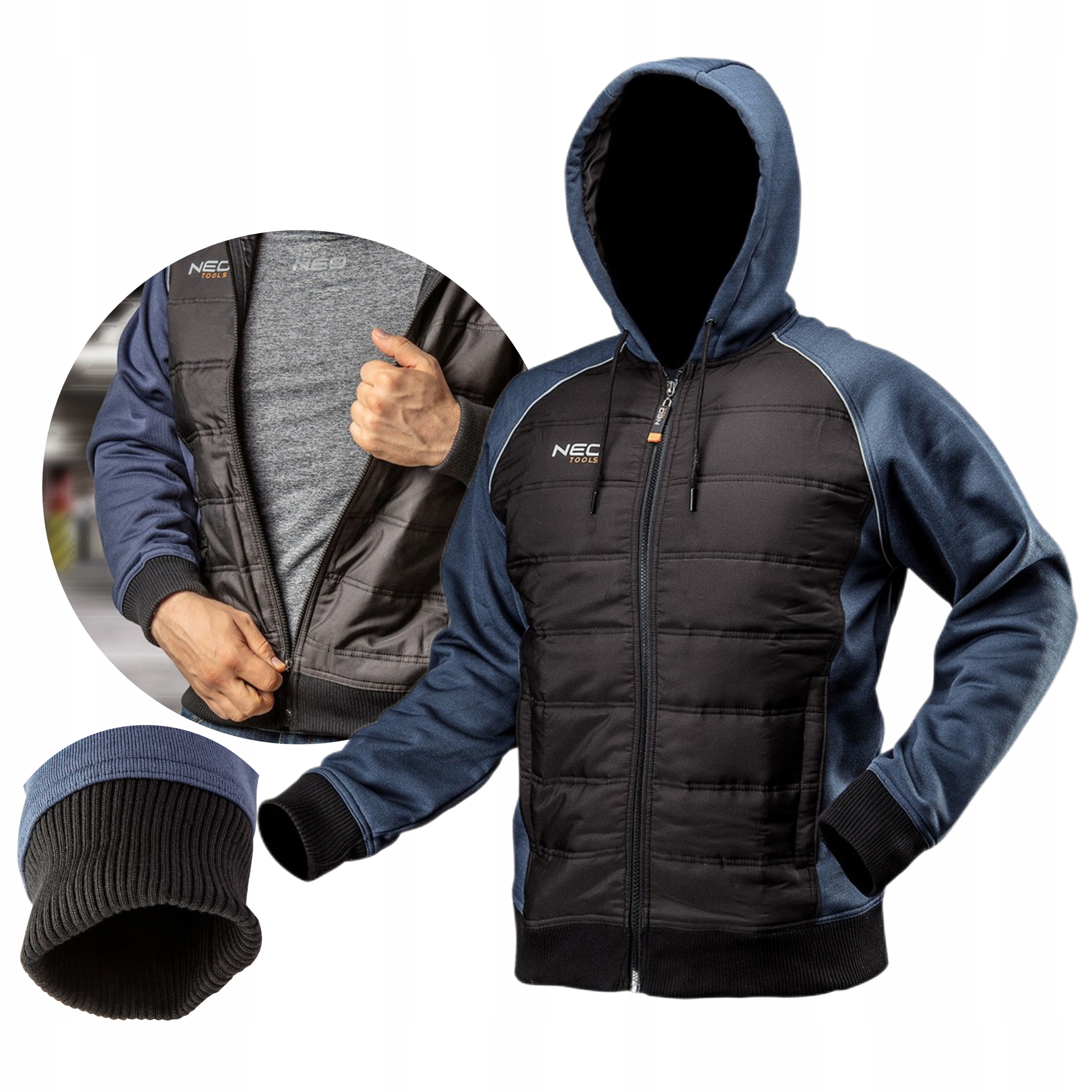 

Bluza Robocza Ocieplana Z Kapturem Neo 81-556 XL