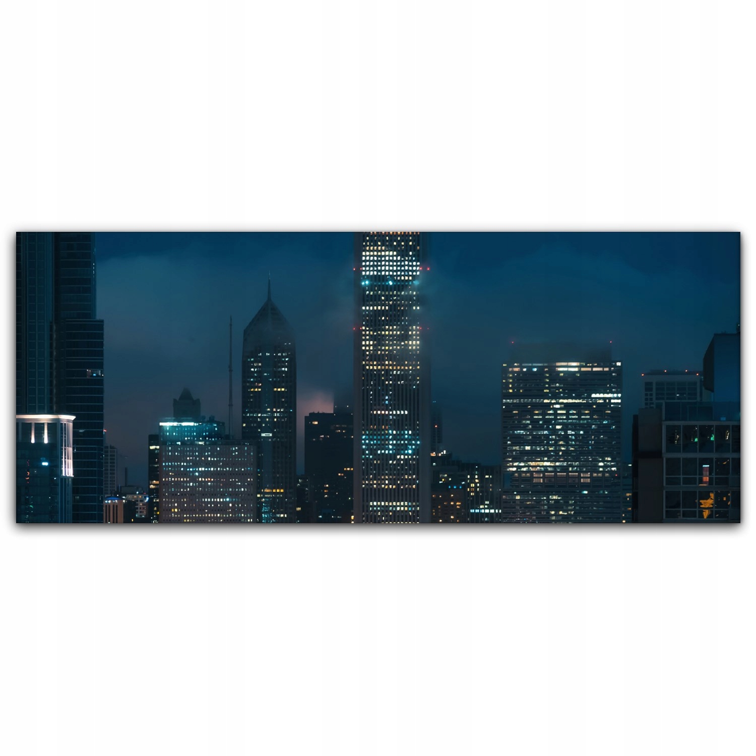 

Fotoobraz na płótnie 125x50 Chicago Noc Krajobraz