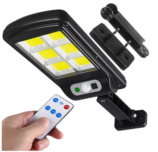 

Lampa Solarna Uliczna Latarnia 120 Led Cob Pilot