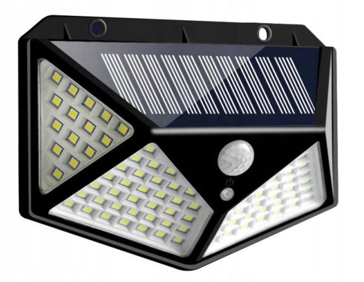 LAMPA SOLARNA Z CZUJNIKIEM RUCHU ZMIERZCHU 100 LED