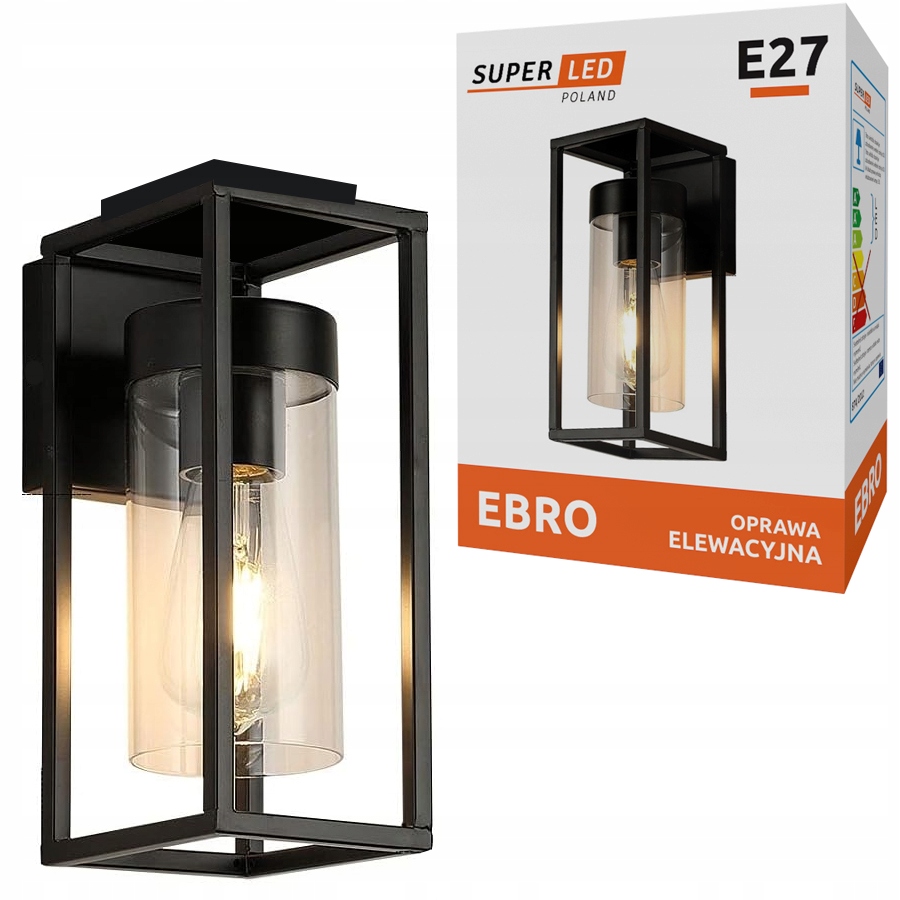 Lampa elewacyjna Kinkiet ogrodowy E27 Led Latarnia na Filament