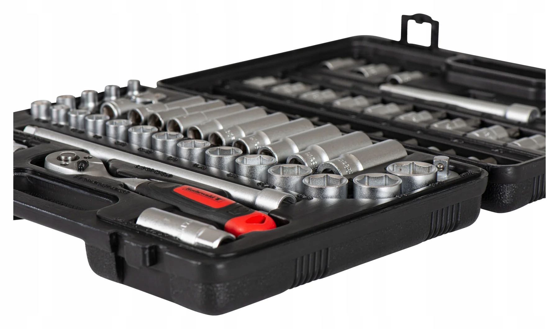 Zestaw kluczy nasadowych Calowych Walizka 61el 3/8" - Harley-Davidson, Jeep Marka Rothewald