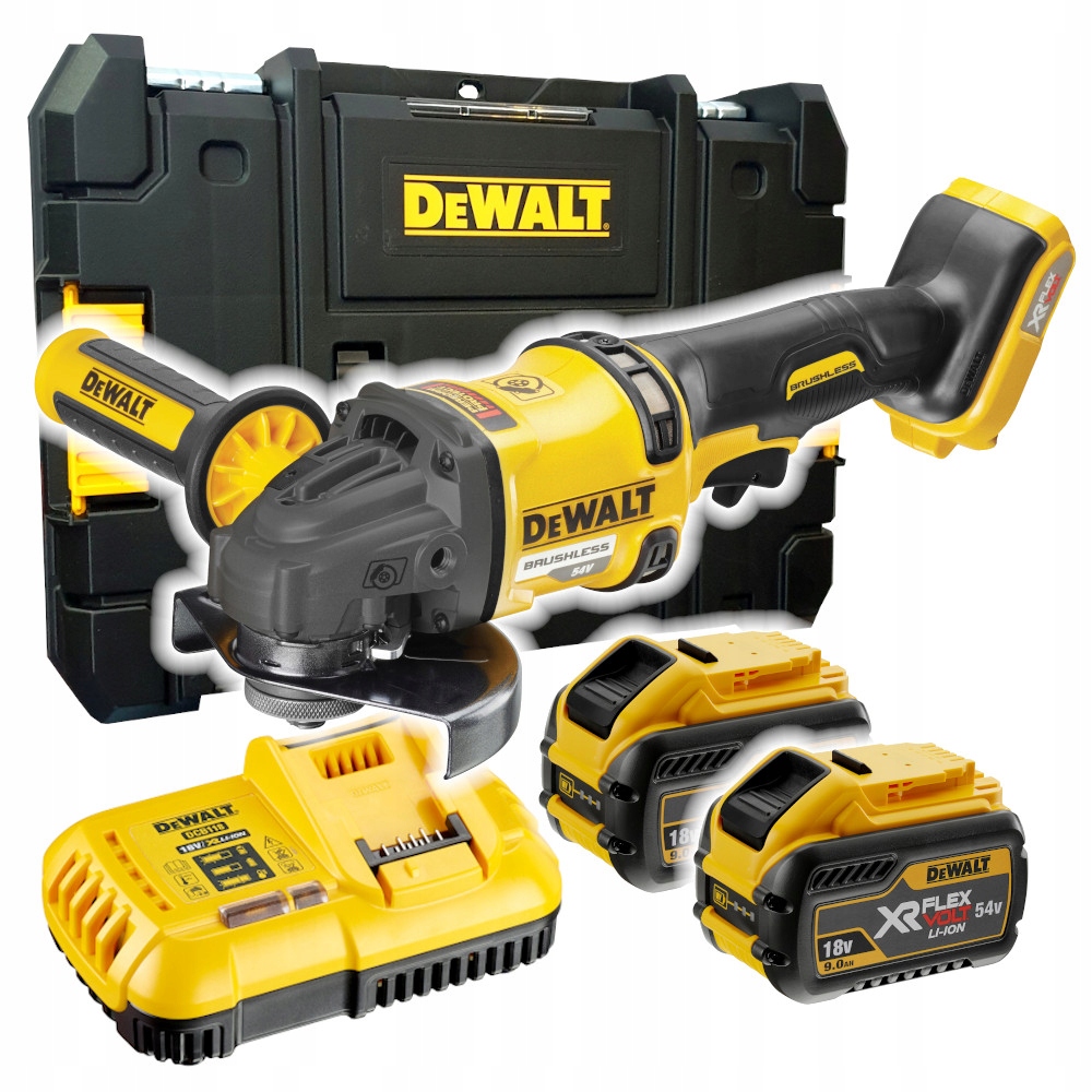 Dewalt Szlifierka Kątowa 54V DCG418X2