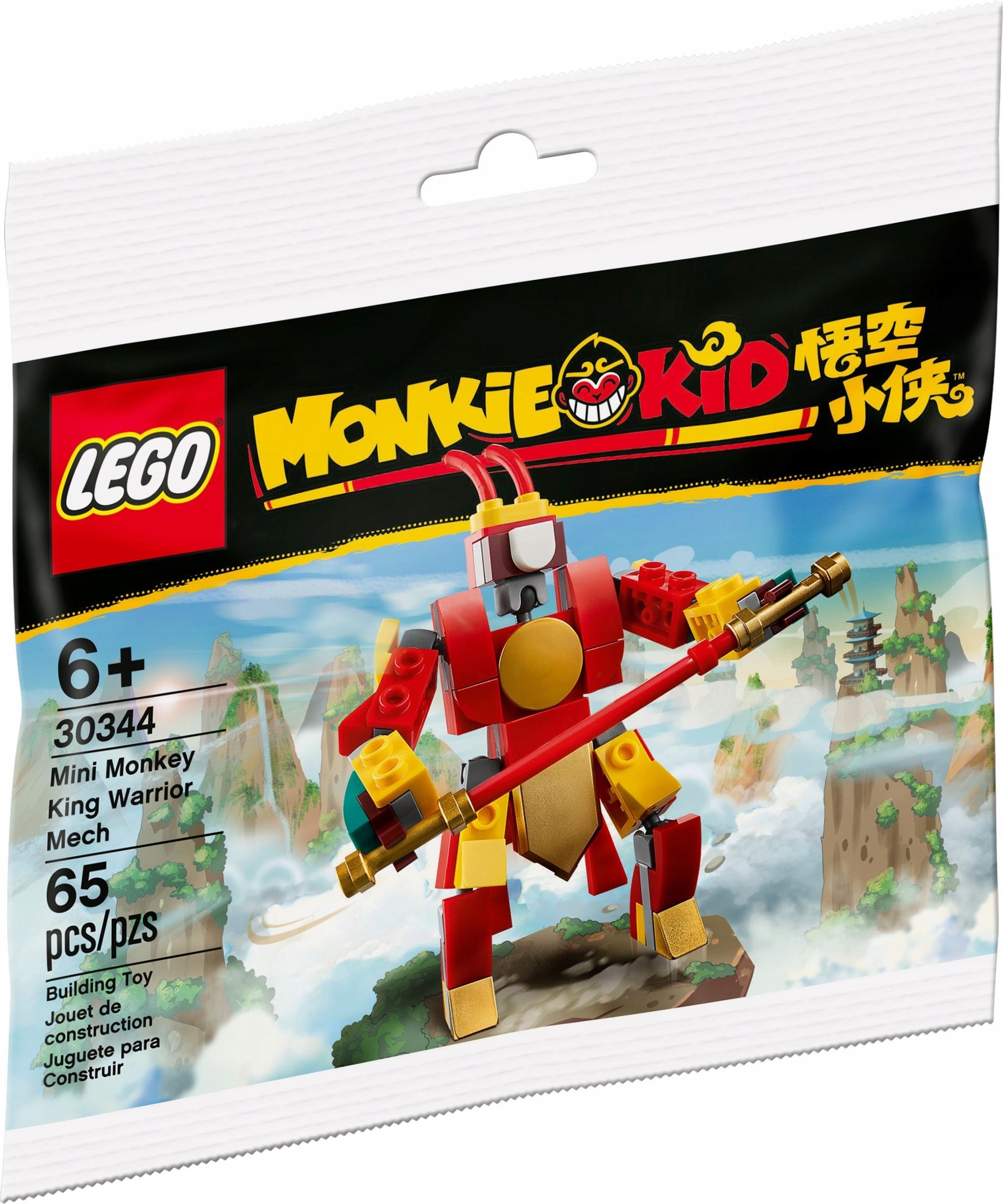 Lego 30344 Monkie Kid Bojowy minimech Monkey Kinga