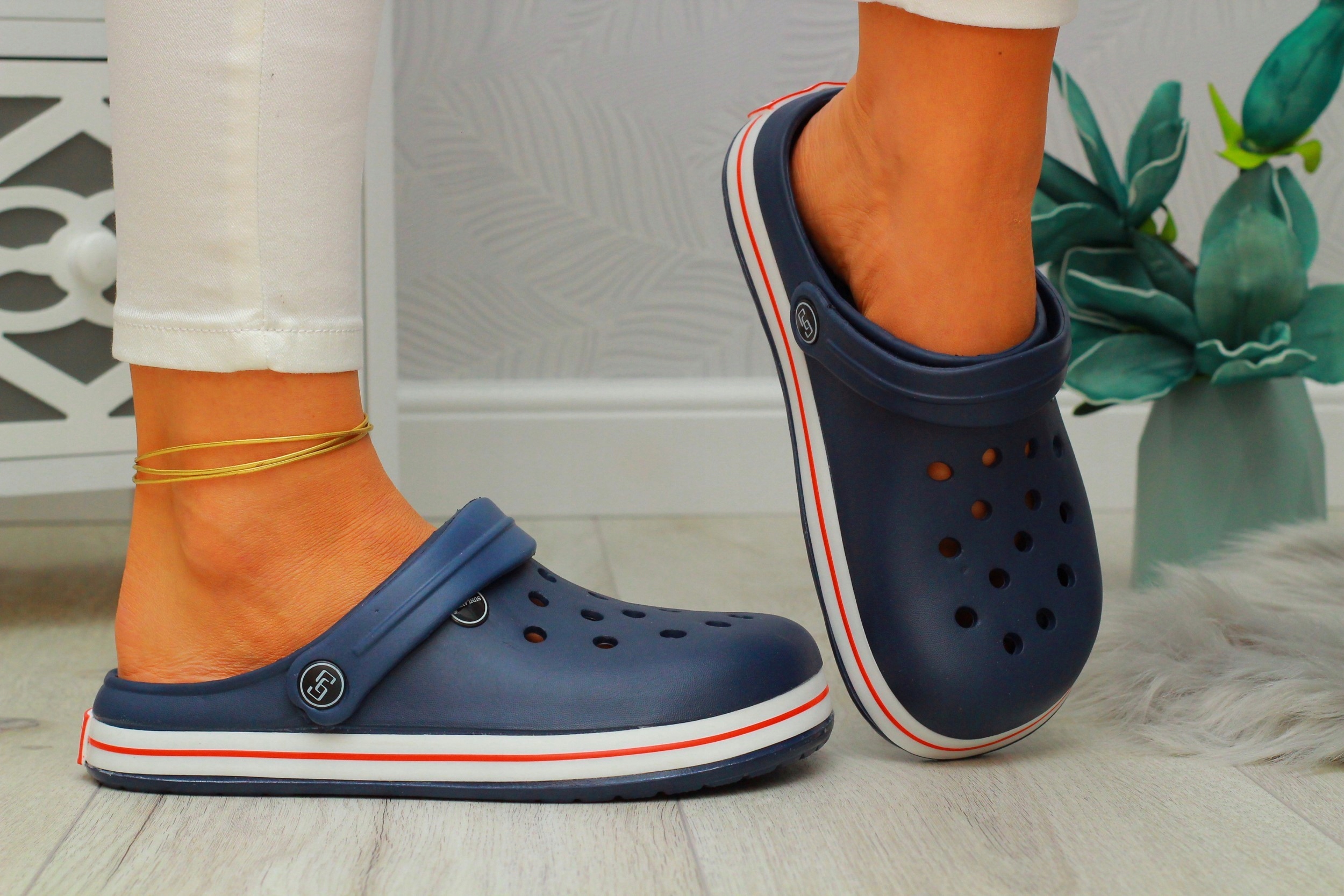 DAMSKIE KLAPKI KROKSY buty LEKKIE chodaki PIANKOWE Rozmiar 46