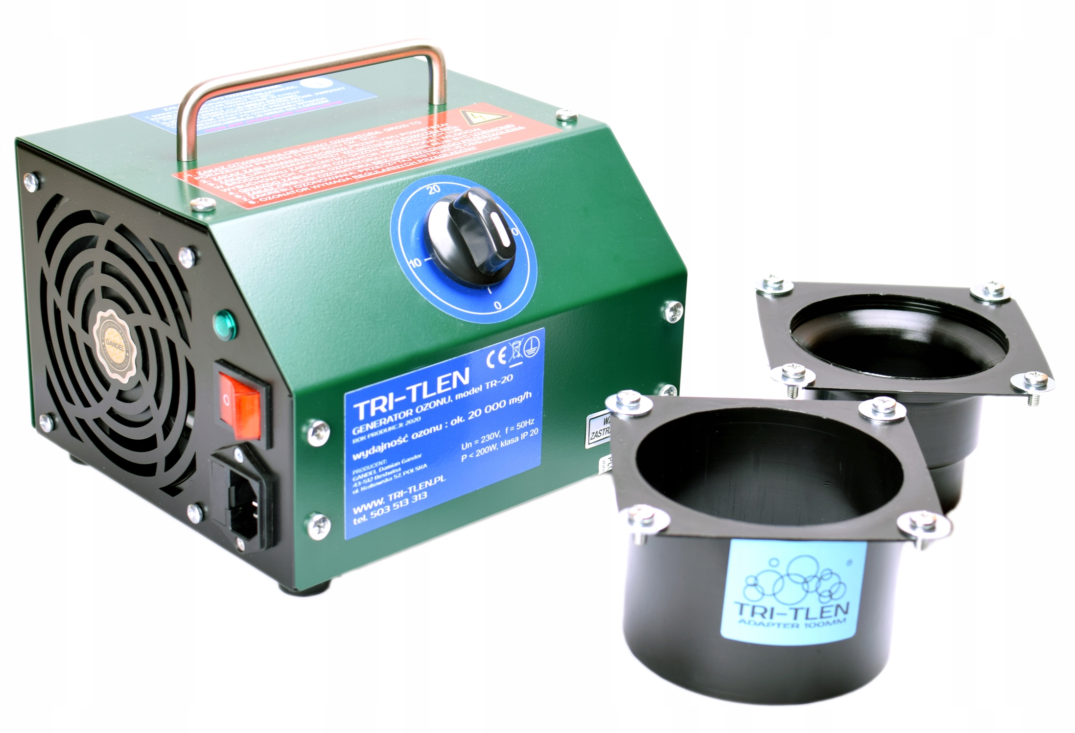 

Tri-tlen TR-20 Generator Ozonu 20 000 mg/h Polski