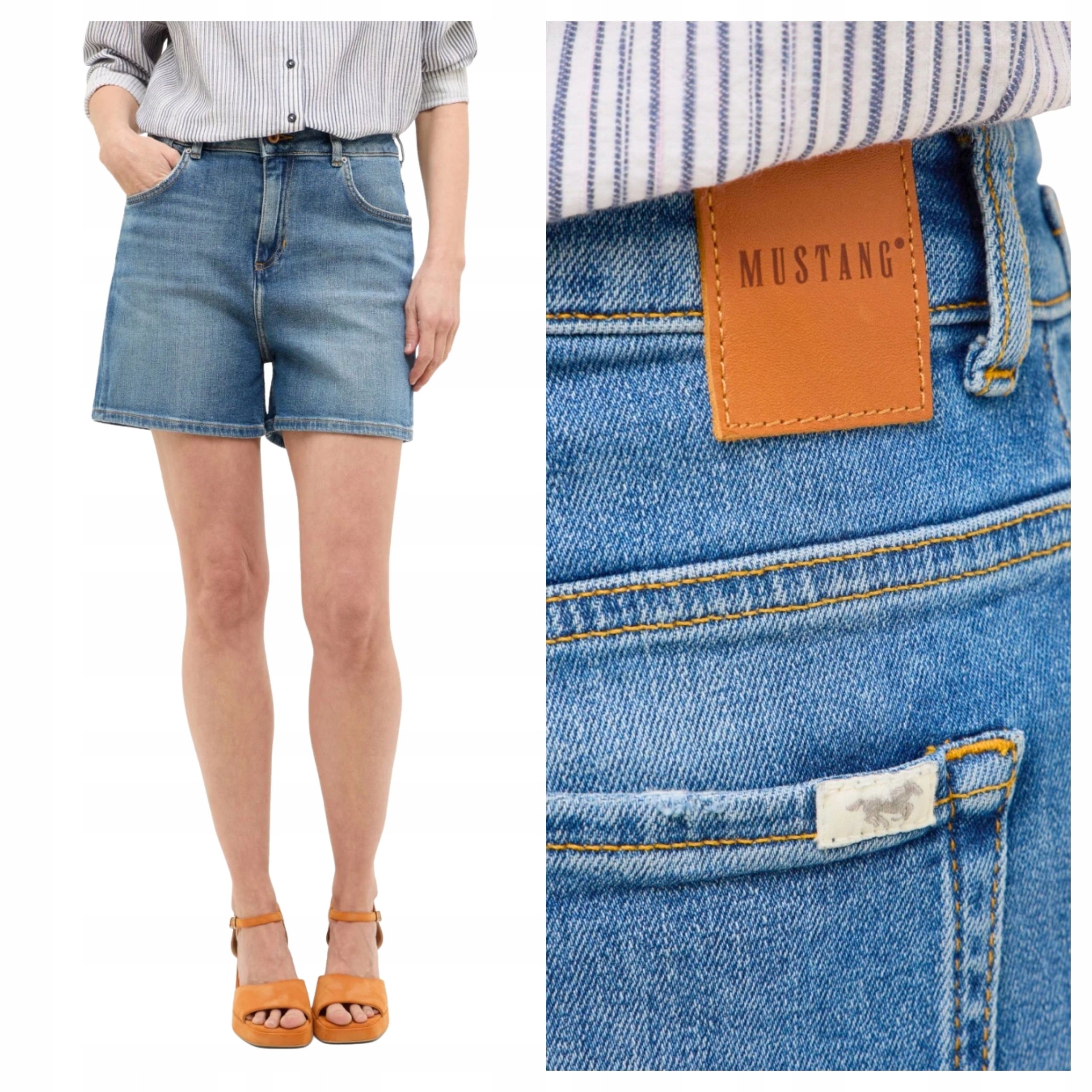 Mustang Charlotte Shorts Dámské džínové šortky Denim W30