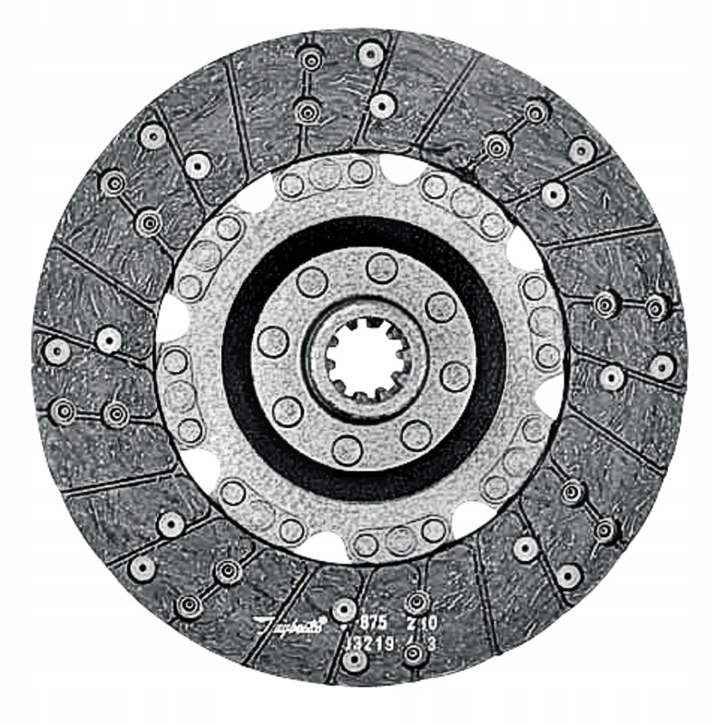 Tarcza sprzęgła 250/50B 23x29, 10 wpustów MADE IN GERMANY