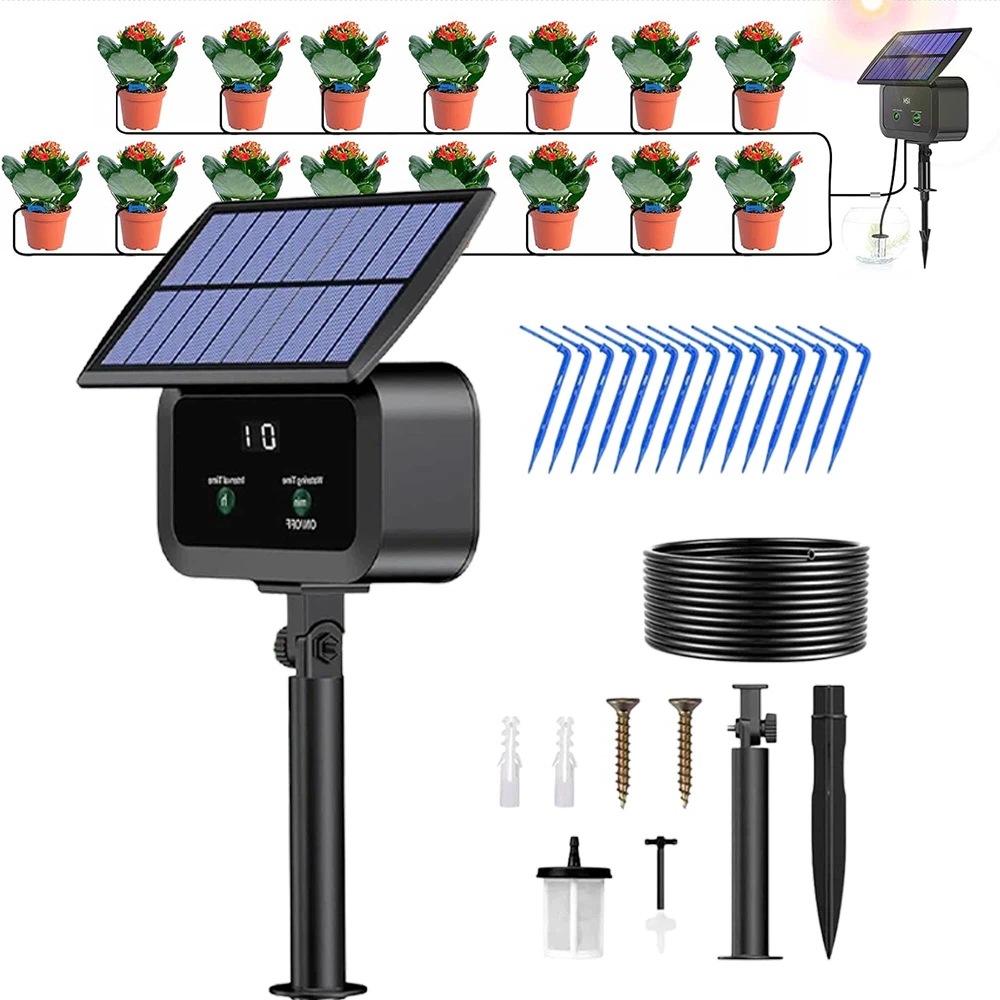 Solární Automatický Systém Zavlažování Rostlin Kapkový Systém 10Rostlin