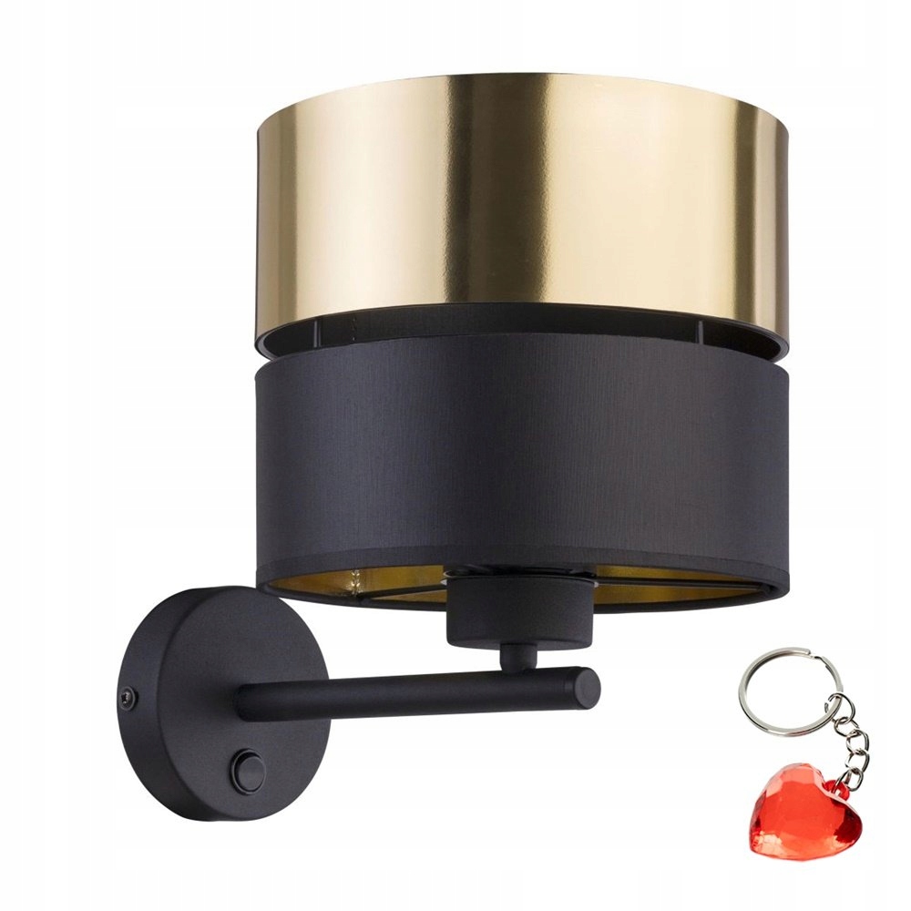 Nástenné svietidlo Hilton Black/gold 4344 Tk Lighting