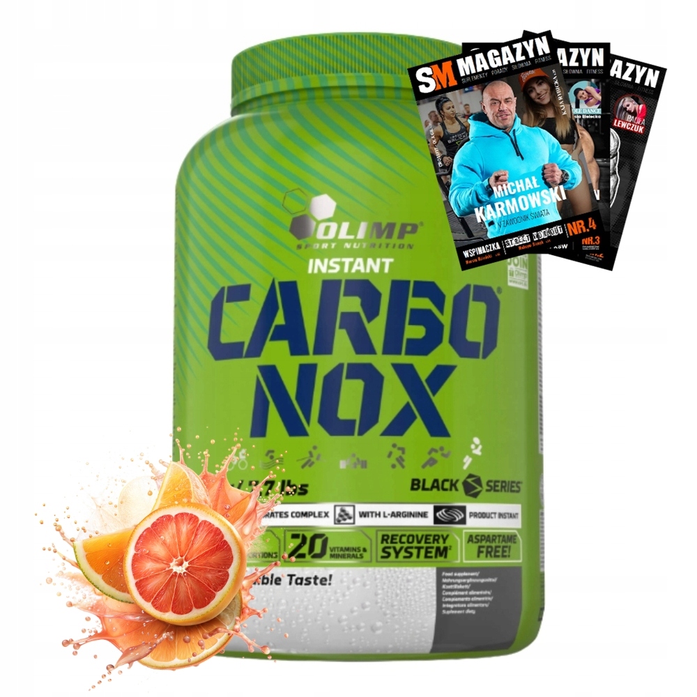 Olimp Carbonox 3500 g Carbo Nox Sacharidy Energie L-arginin Minerály