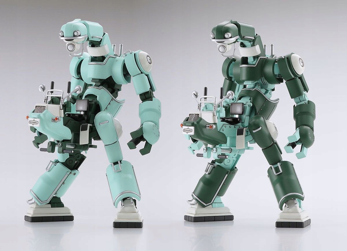 Chubu 01 Světle zelený a zelený lehký mechatrobot 1:35 Hasegawa CW21