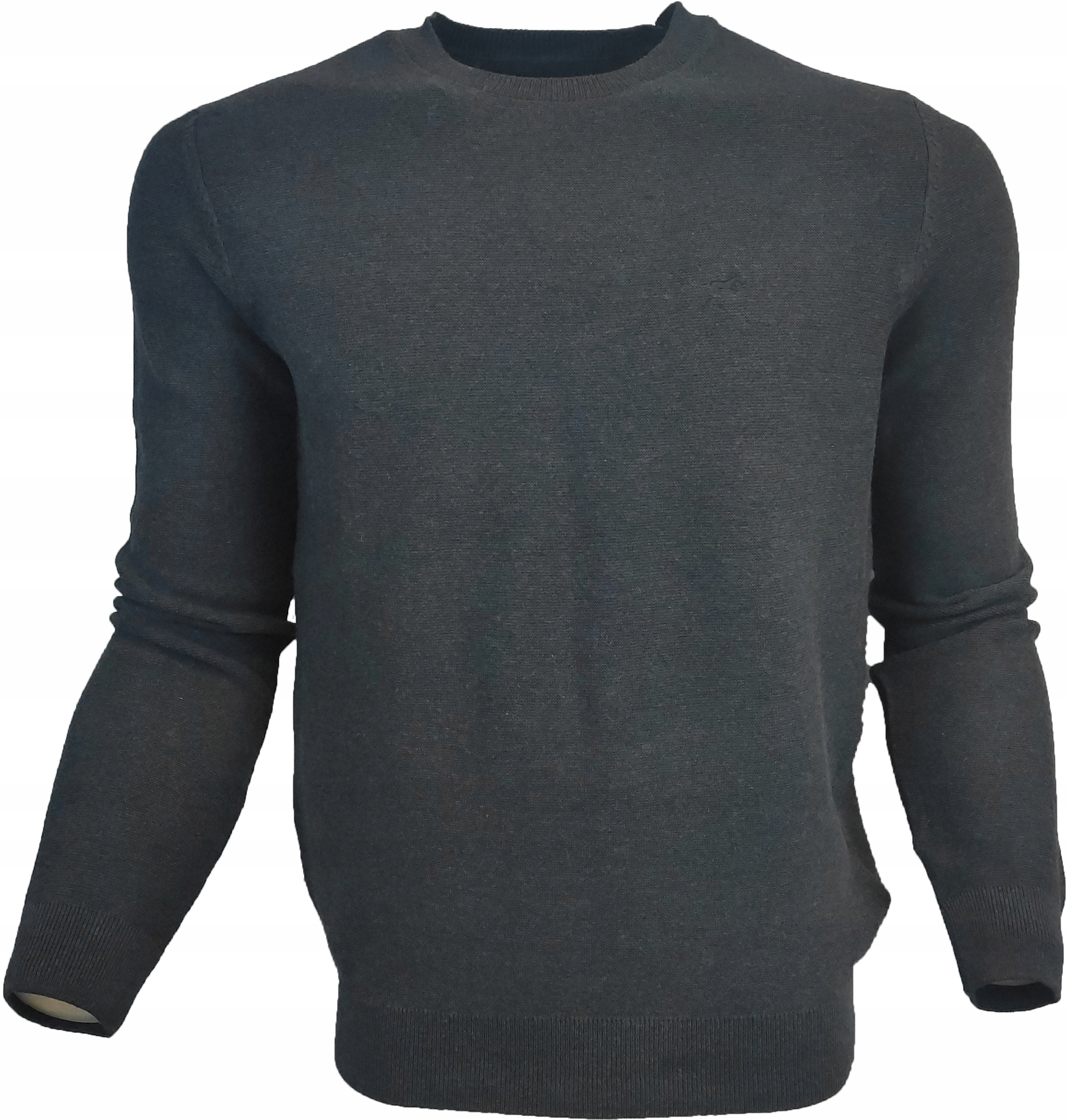 Sweter męski Mustang Emil C Basic popiel bawełna r. XXL Rozmiar XXL