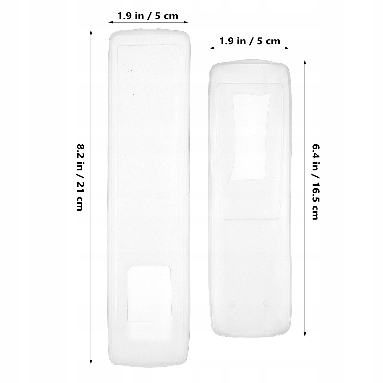 3 SZT. SILIKONOWE OSŁONY NA PILOT PRZEZROCZYSTE Model 48475650