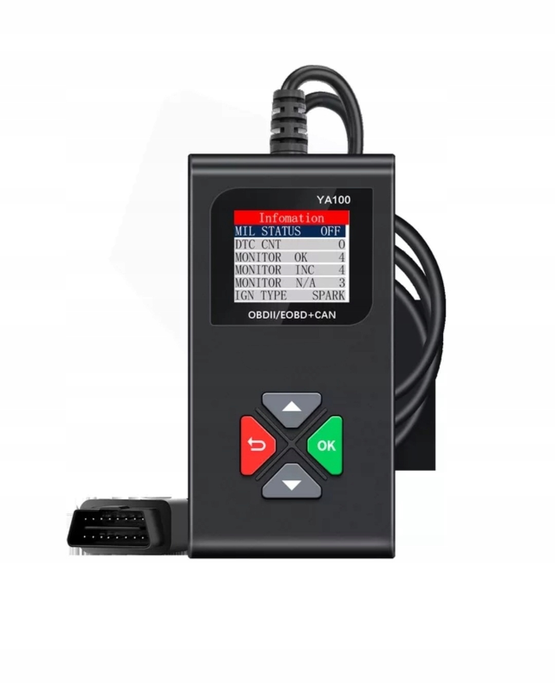 

Diagnostyczny Tester Interfejs OBD2 Polski Skaner