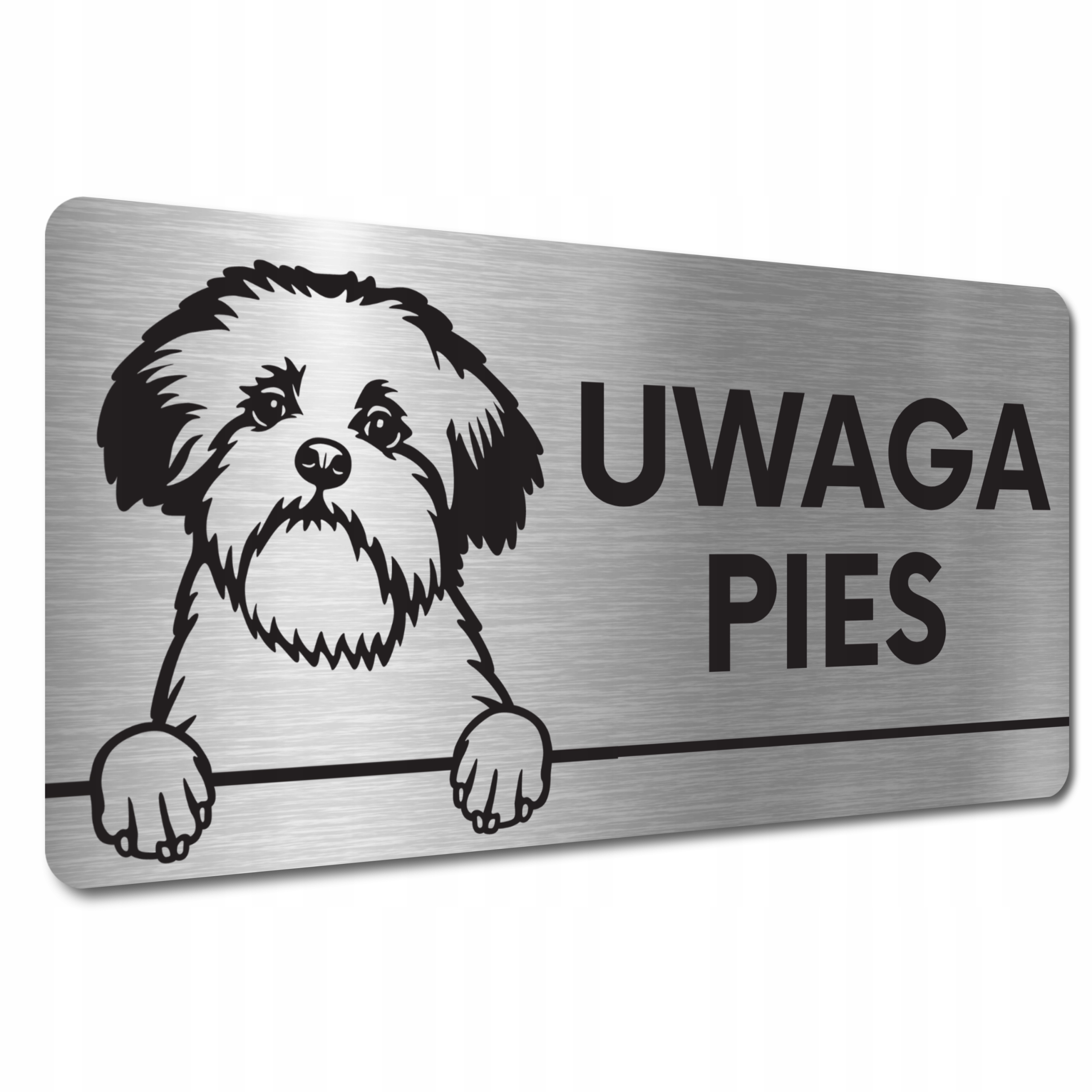 

Tabliczka Uwaga Groźny Pies Zły Pies Lwi piesek