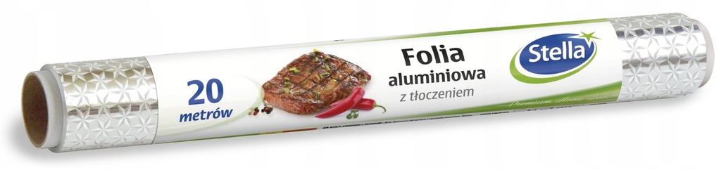 

Stella Folia Aluminiowa 20M Z Tłoczeniem