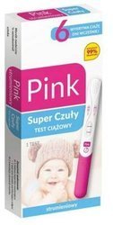 

Pink Test Ciążowy Strumieniowy 1SZTUKA