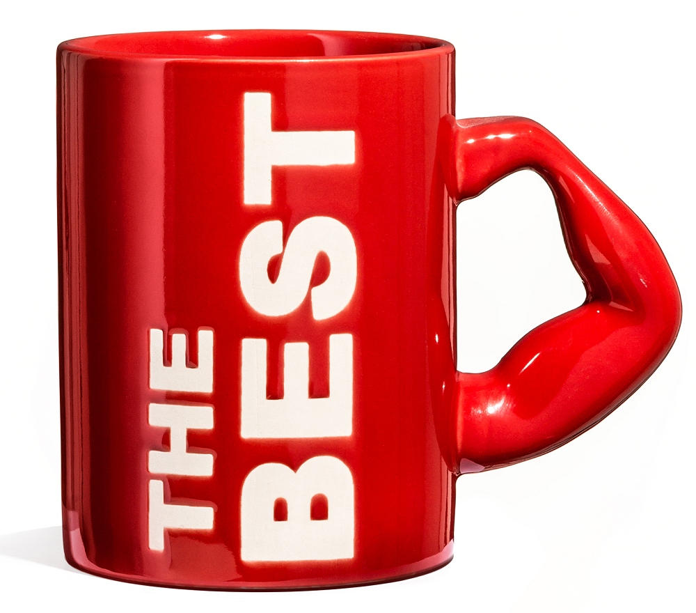 

Kubek The Best czerwony XXL 450 ml dla Debeściaka