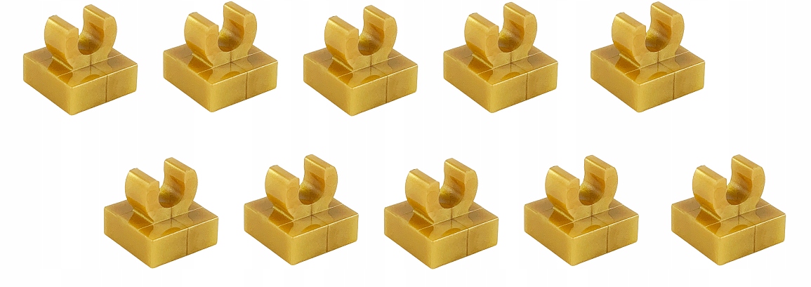 

Lego Płytka 1x1 zaczep perłowy złoty 15712 -10szt