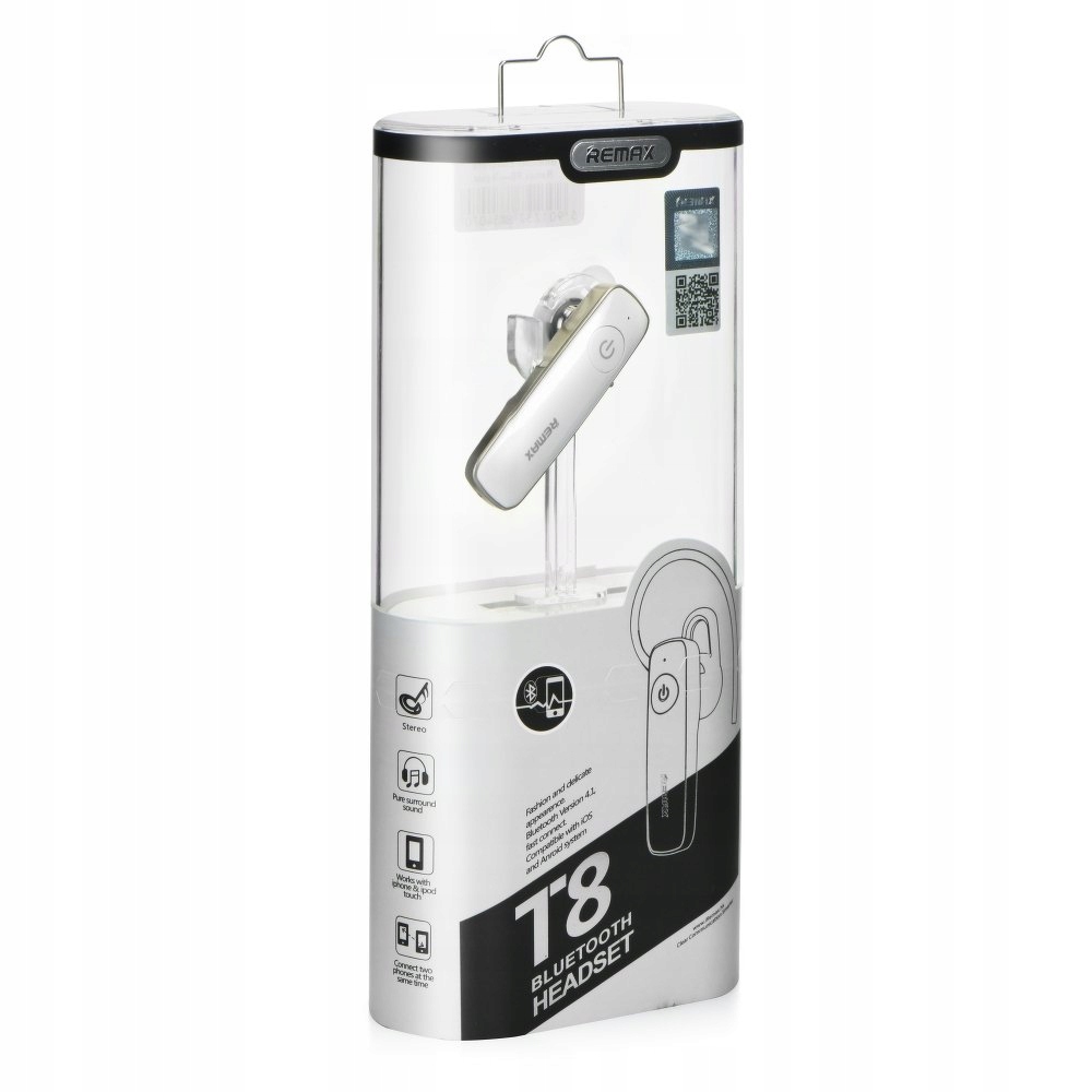 

Remax zestaw słuchawkowy/słuchawka bluetooth RB-T8