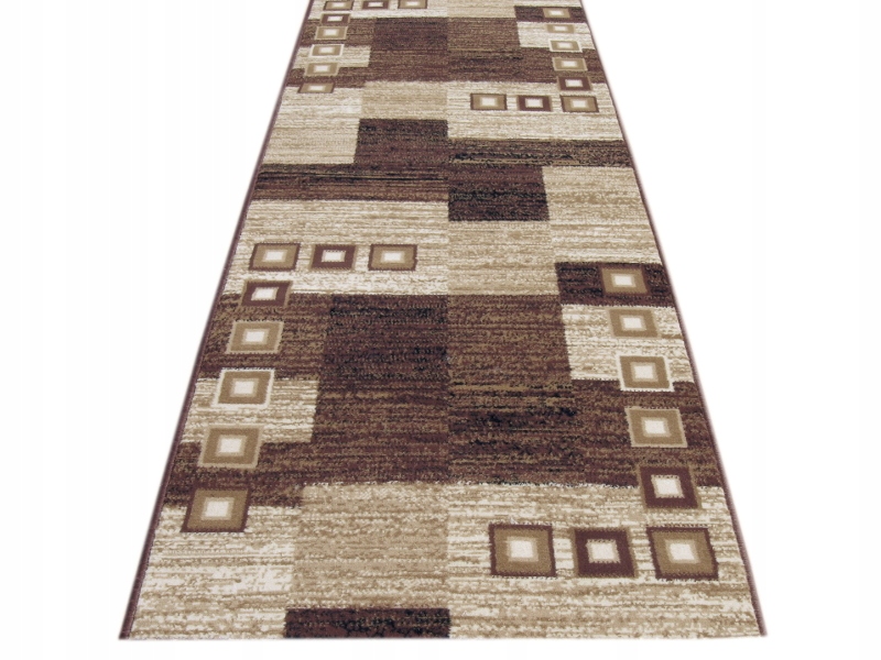 

Chodnik Na Metry Nowoczesny Brąz 100CM Na Korytarz