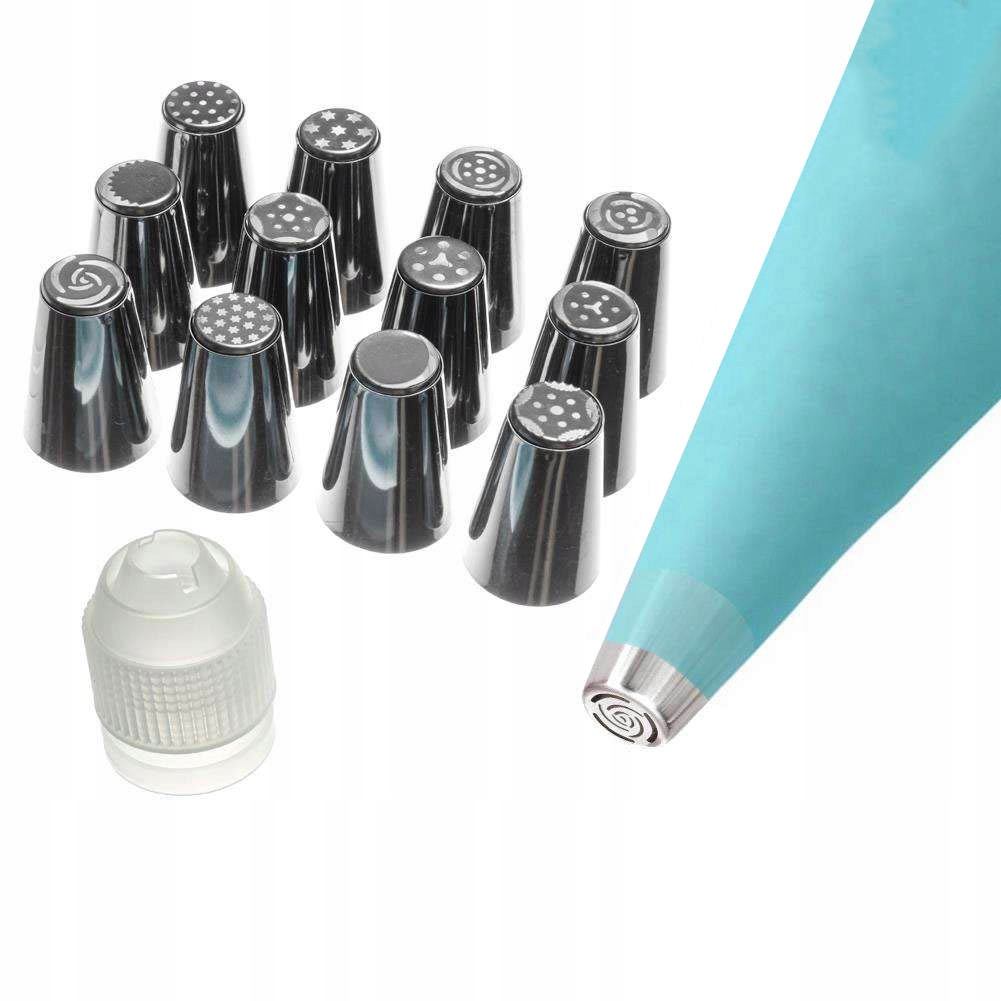 

Dekorator rękaw cukierniczy tylki adapter 14 szt