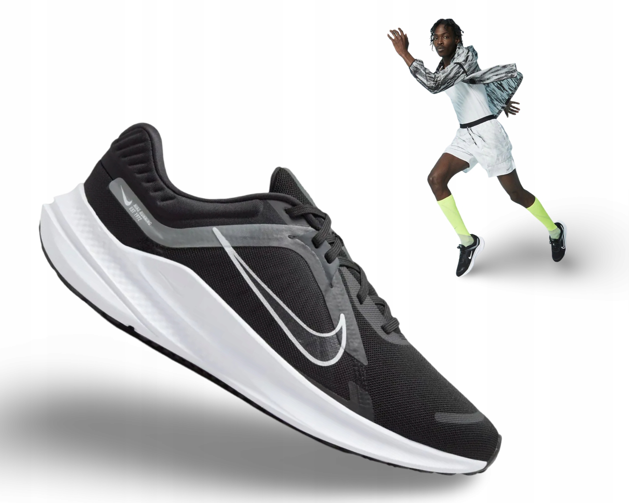 Nike Quest 5 Pánské běžecké boty Tenisky Lehké pro každodenní nošení Pohodlné