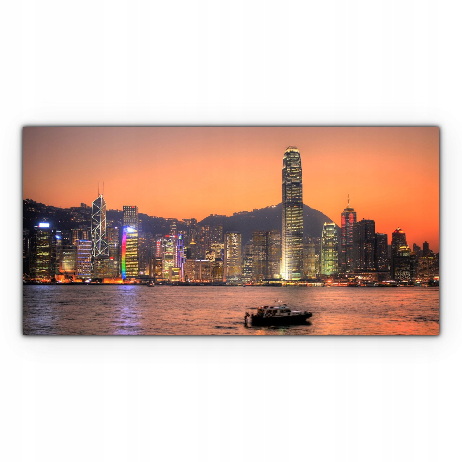 

Canvas płótno do sypialni 120x60 Hong Kong Zatoka