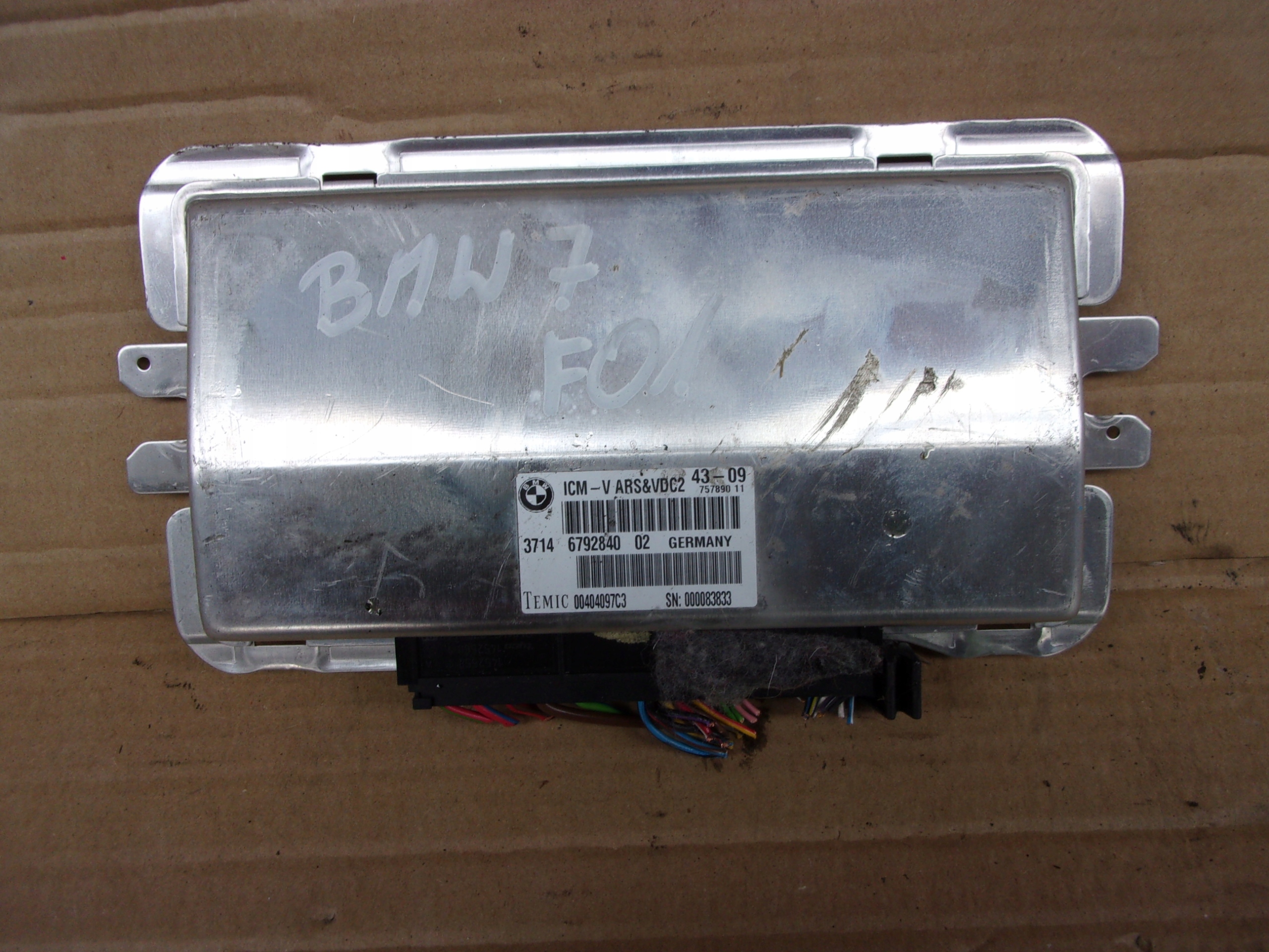 MODUL STEROWNIK ZAWIESZENIA VDC BMW F01 6792840