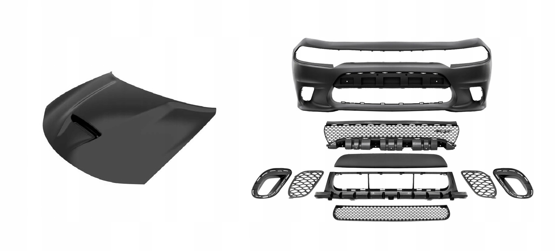 68265427AA - DODGE CHARGER SRT DAYTONA 15-КАПОТ + БАМПЕР КОМПЛЕКТ