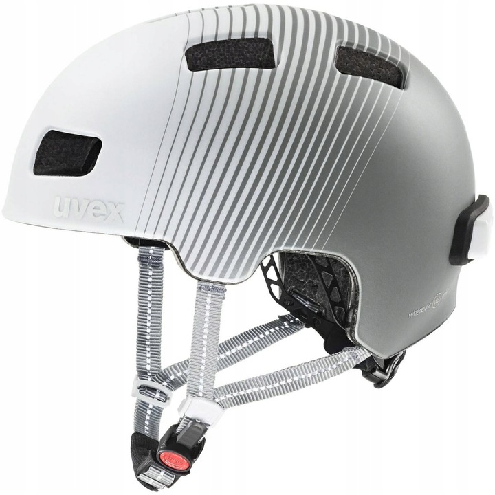 Cyklistická přilba Uvex City 4 White Grey Matt We Led S 51-55 cm