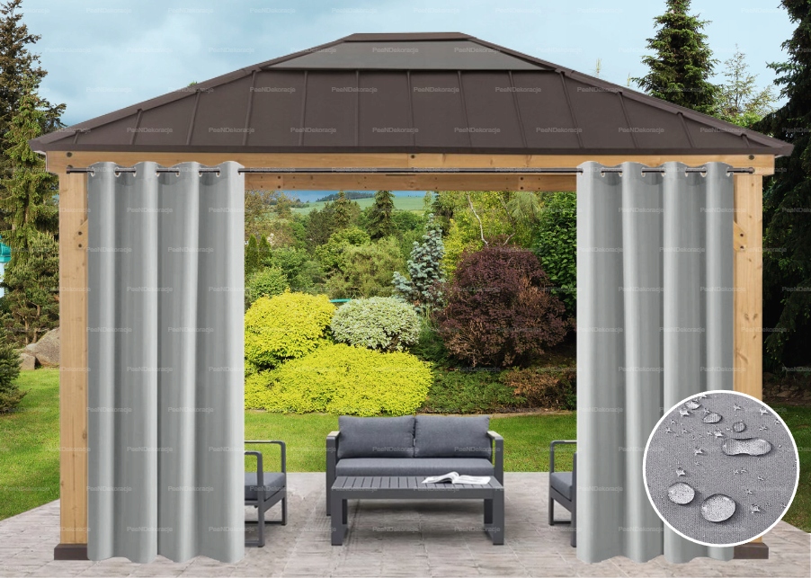 ZASŁONY WODOODPORNE 155x180 DO PERGOLI ALTANY Kod producenta ZASŁONA NA TARAS ALTANĘ WODOSZCZELNA 180