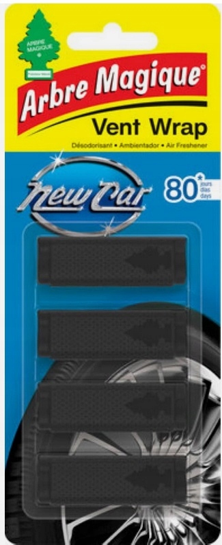 Wunder Baum Vent Wrap New Car 4 klipsy