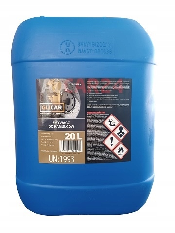 ЗАСІБ ДЛЯ ВИДАЛЕННЯ ГАЛЬМ GLICAR BRAKE CLEANER 20L