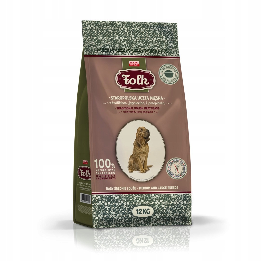 Levně Folk Staropolská masová hostina s králíkem, jehněčím a křepelkou 12 kg