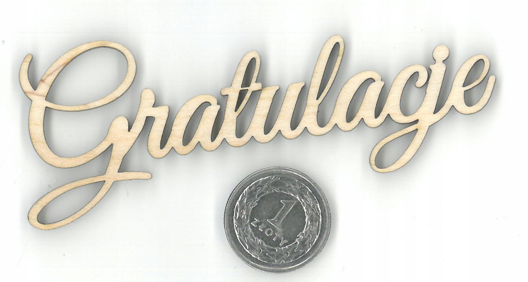 Drewniany napis Gratulacje Kod producenta GRATULACJE