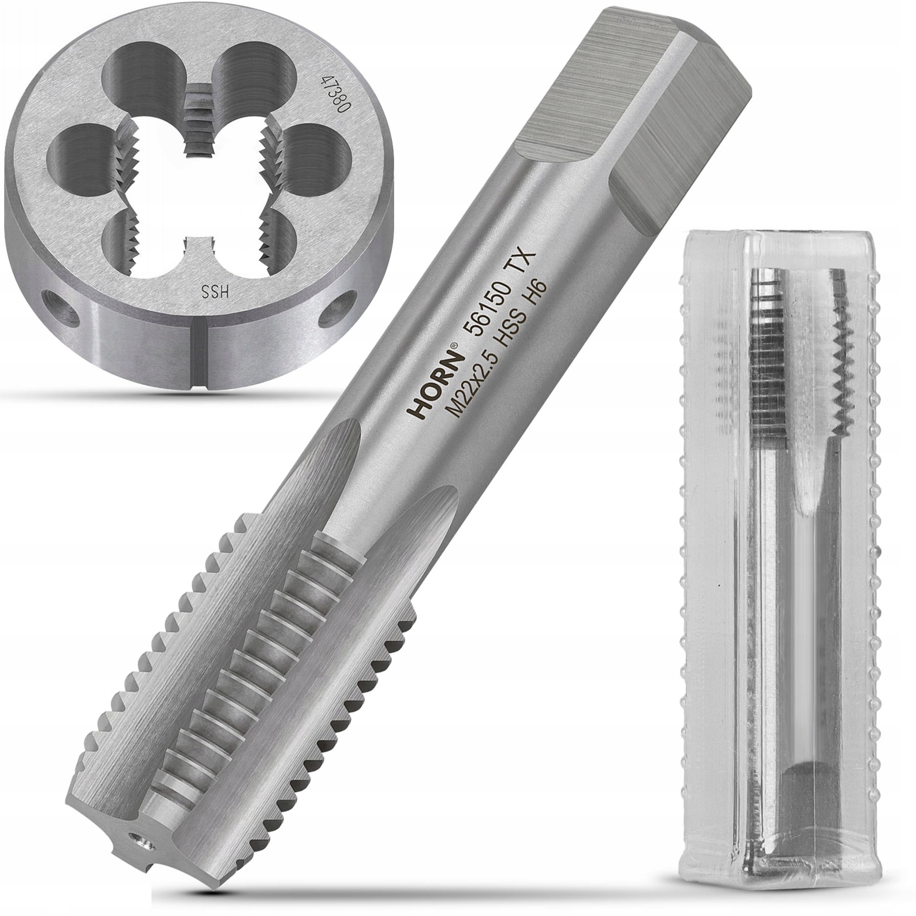 

Gwintownik Ręczny M22x2.5 DIN-352/1P Narzynka