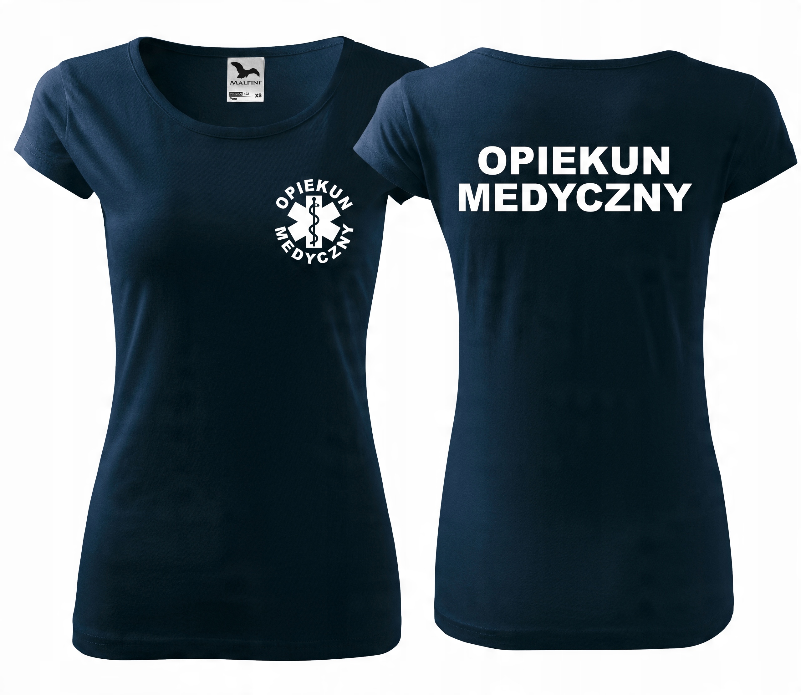 

koszulka Opiekun Medyczny eskulap z nadrukiem XL