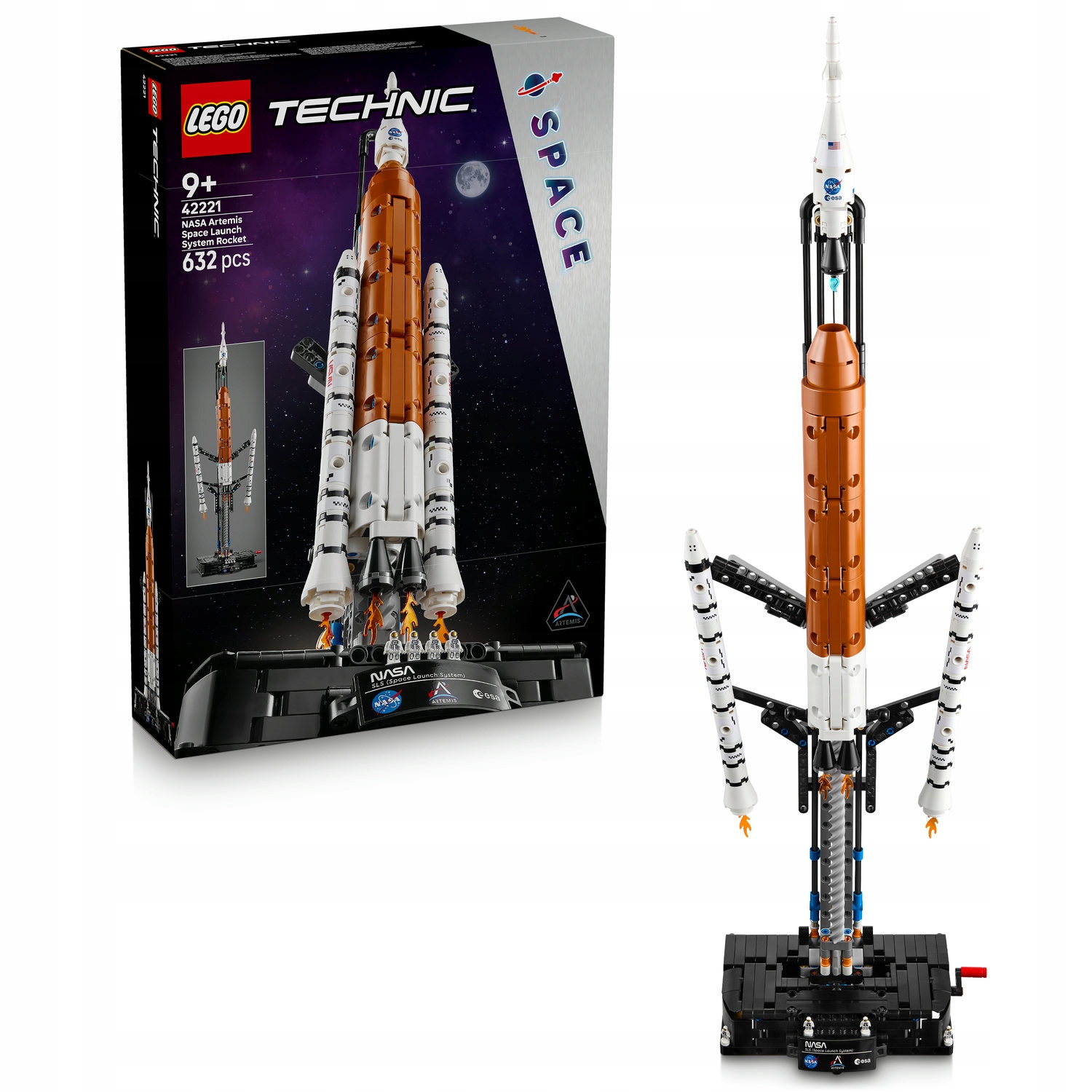 Lego 42221 Technic – raketa Sls Nasa Artemis Startovací systém kosmos