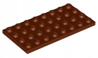 

Lego 3035 Płytka 4x8 Brązowa Nowa (5g)