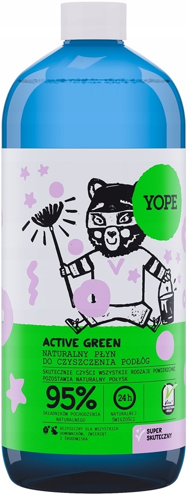 

Yope Naturalny Płyn do Podłóg 95% Active Green 1L