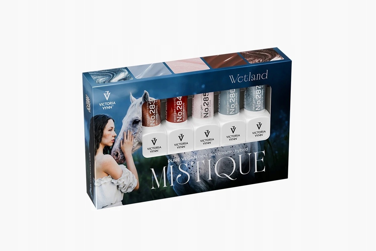 Zestaw Lakiery hybrydowe 5 Pack Pure Vegan Mistique Wetland 283 287
