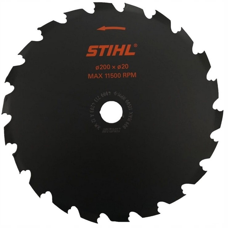 Stihl Tarcza Tnąca Do Kosy Z Zębami Przecinakowymi 200MM 41197134200