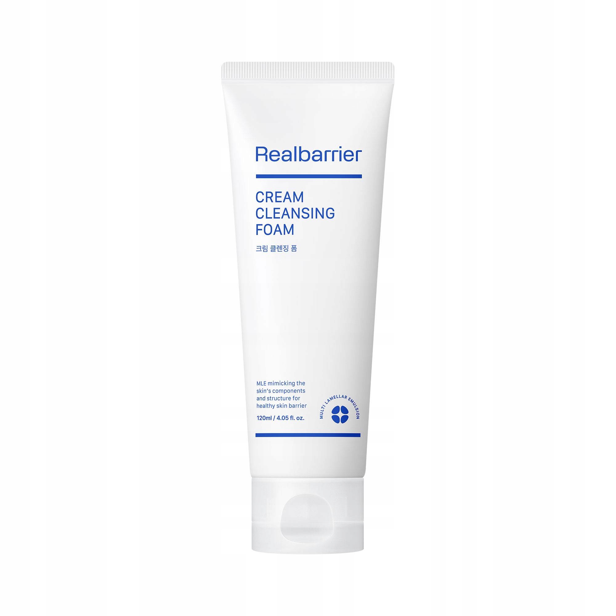 Korejská Čisticí Pěna Na Obličej S Ceramidy Krémová, Hydratační, 120 ml