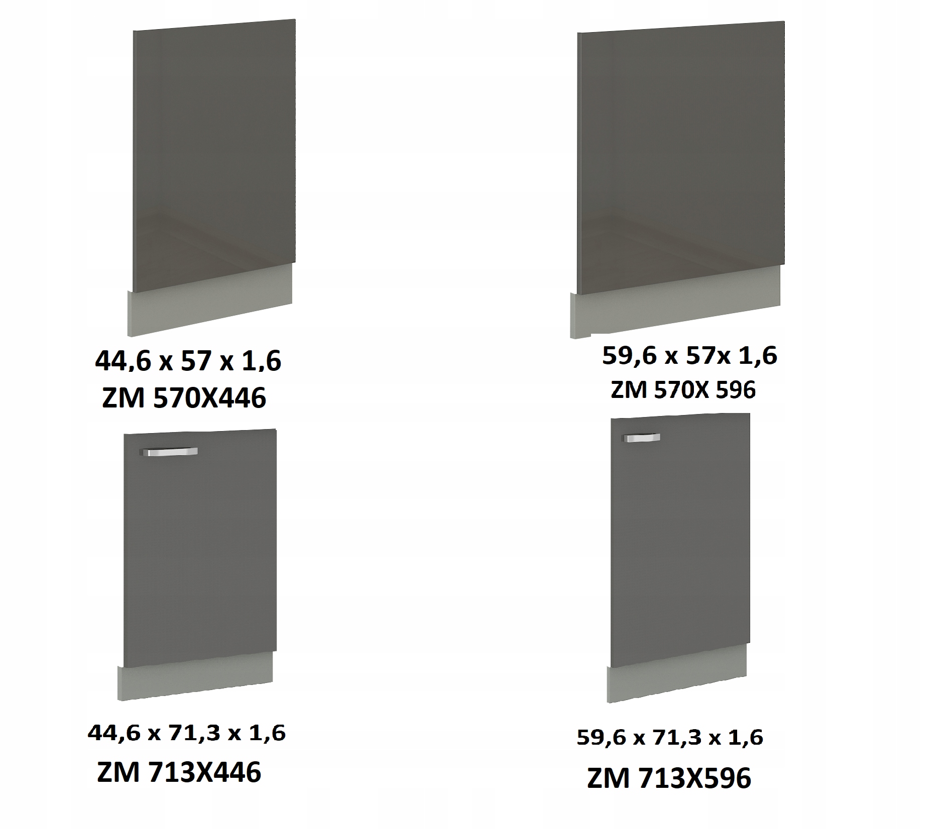 Szafka kuchenna AMAR 60 cm WISZĄCA HIT SPRZEDAŻY ! Kolor frontów szary