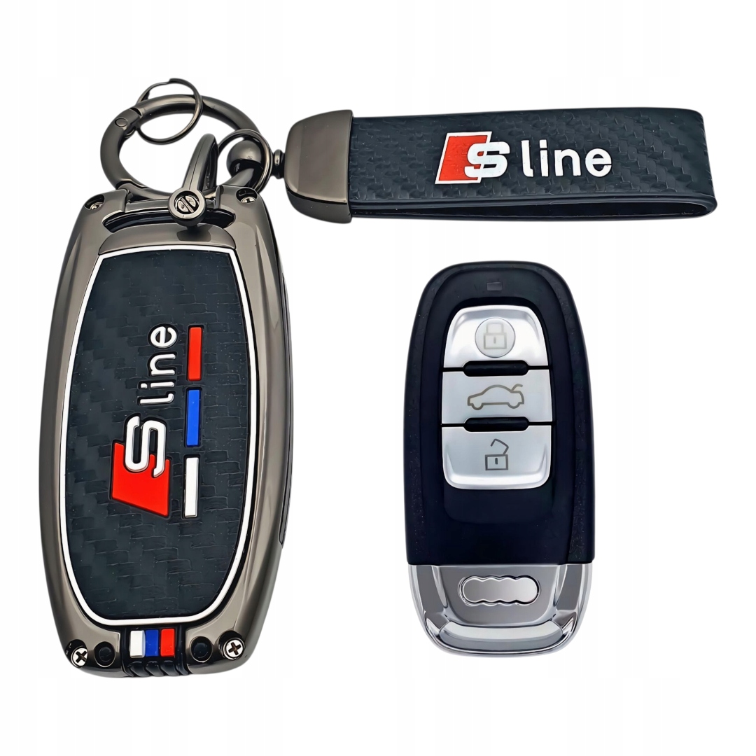 Etui Z Breloczkiem Do Kluczyka Audi A4 A5 A6 A7 A8 Q5 S4 S5 B8 C7